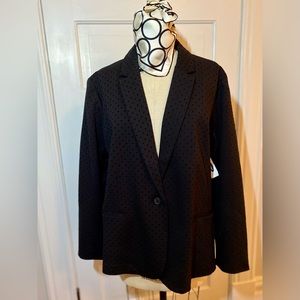 3/$20 sale! Size XXL NWT Old Navy Black Swiss Dot Jacket